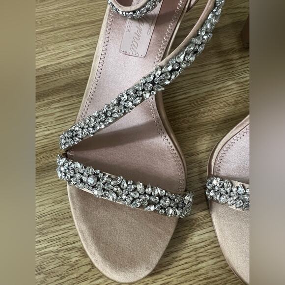 Naturalizer x Pnina Tornai Ahava Heeled Sandals Sz 8.5 Wide - Picture 7 of 11